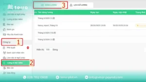 Calculate and view payroll