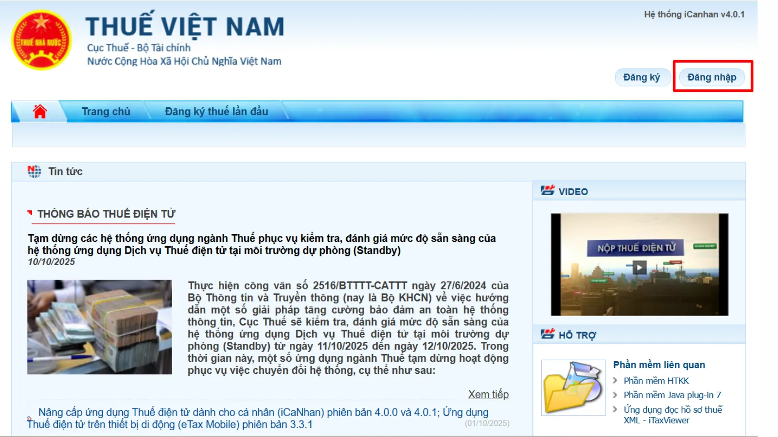 Bắt đầu đăng nhập t&agrave;i khoản