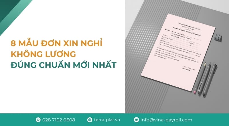 Mẫu đơn xin nghỉ không lươn mới nhất