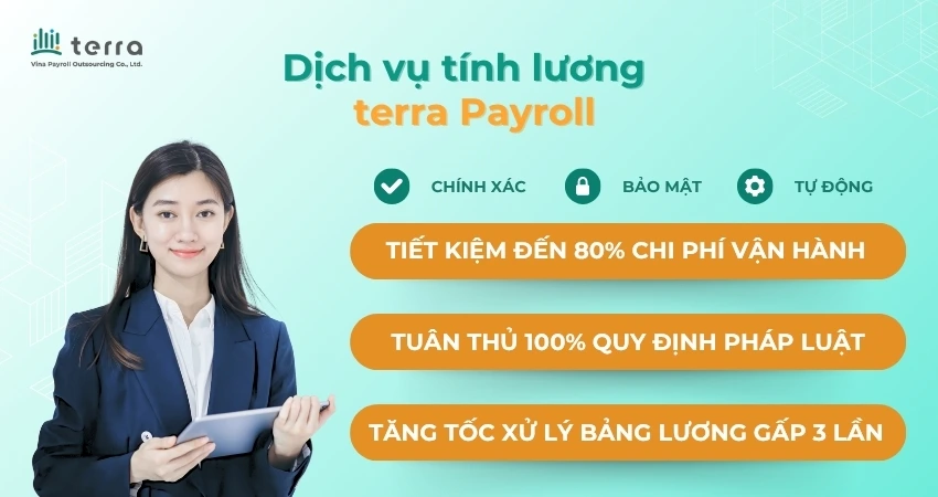 Dịch vụ tính lương chuẩn hóa, chính xác từ terra Payroll
