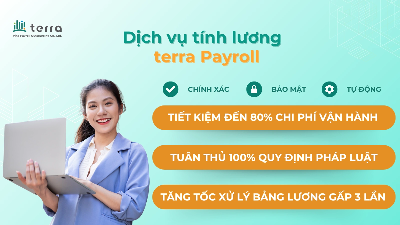 Dịch vụ tính lương chuyên nghiệp tại terra