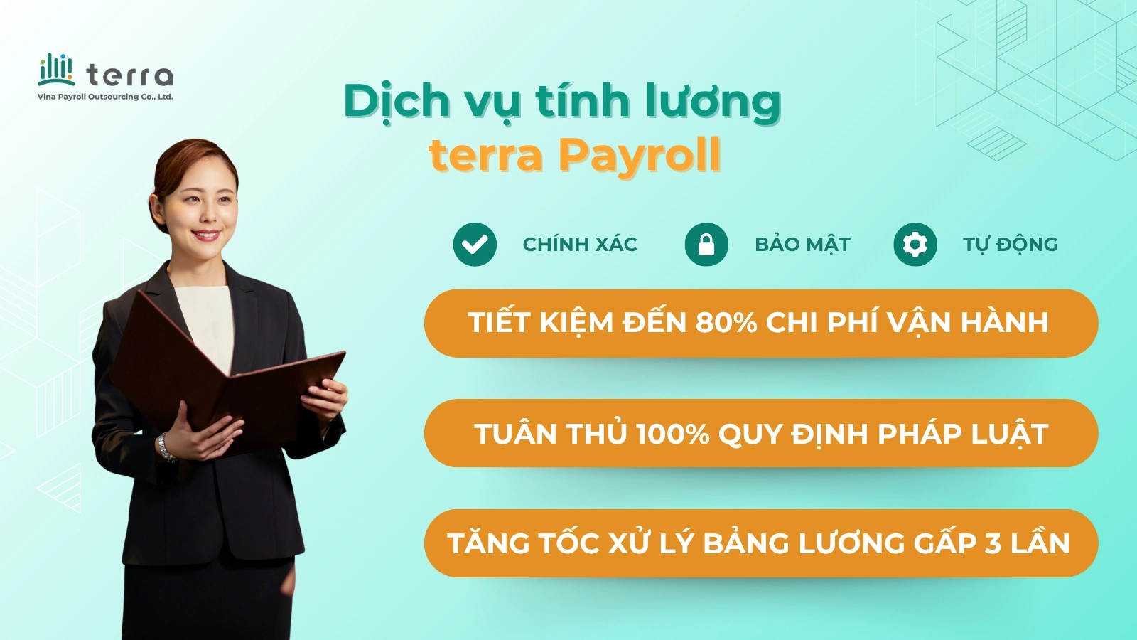 Dịch vụ tính lương chuyên nghiệp tại terra
