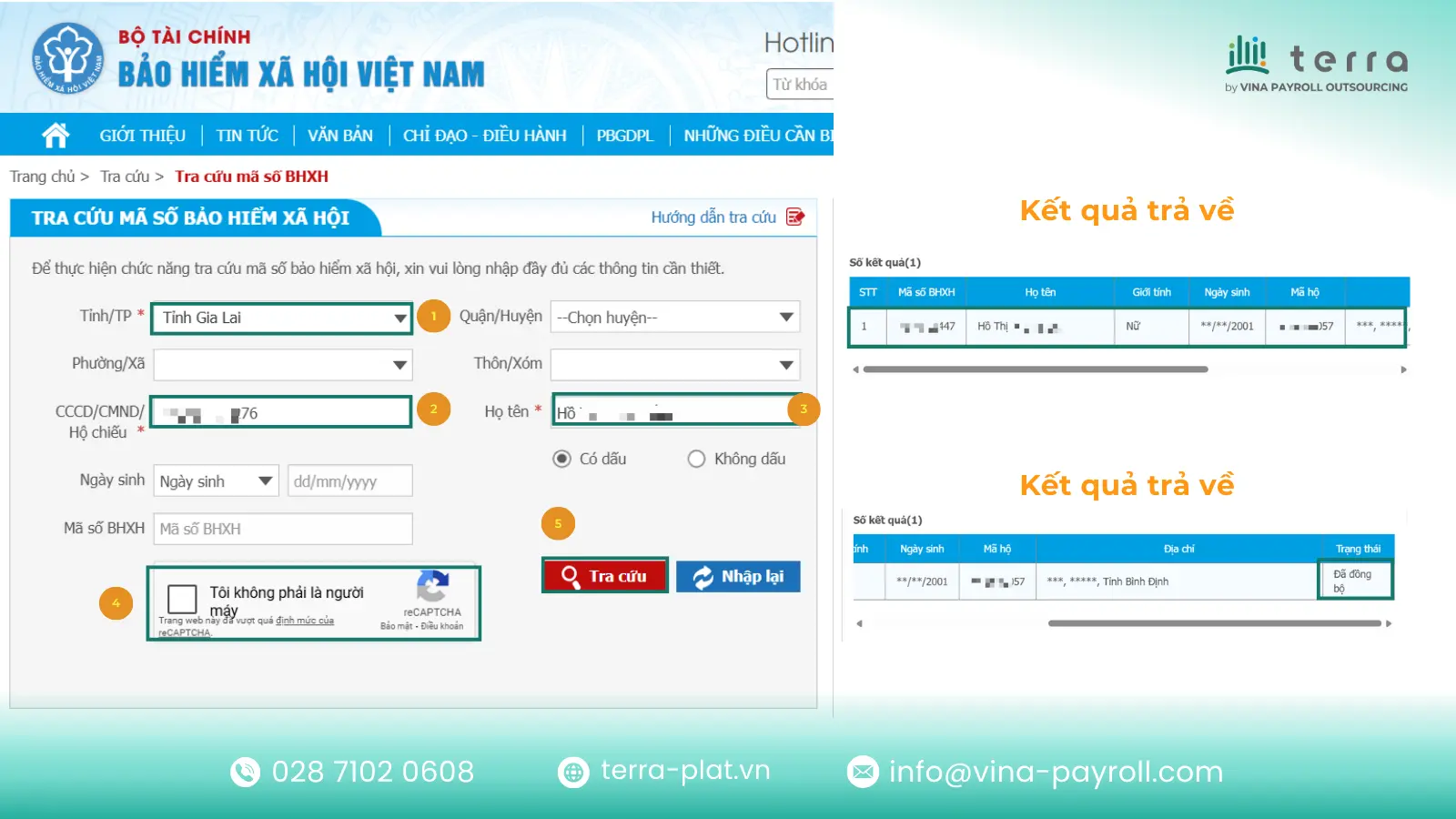 Cách tra cứu qua Cổng thông tin điện tử BHXH Việt Nam