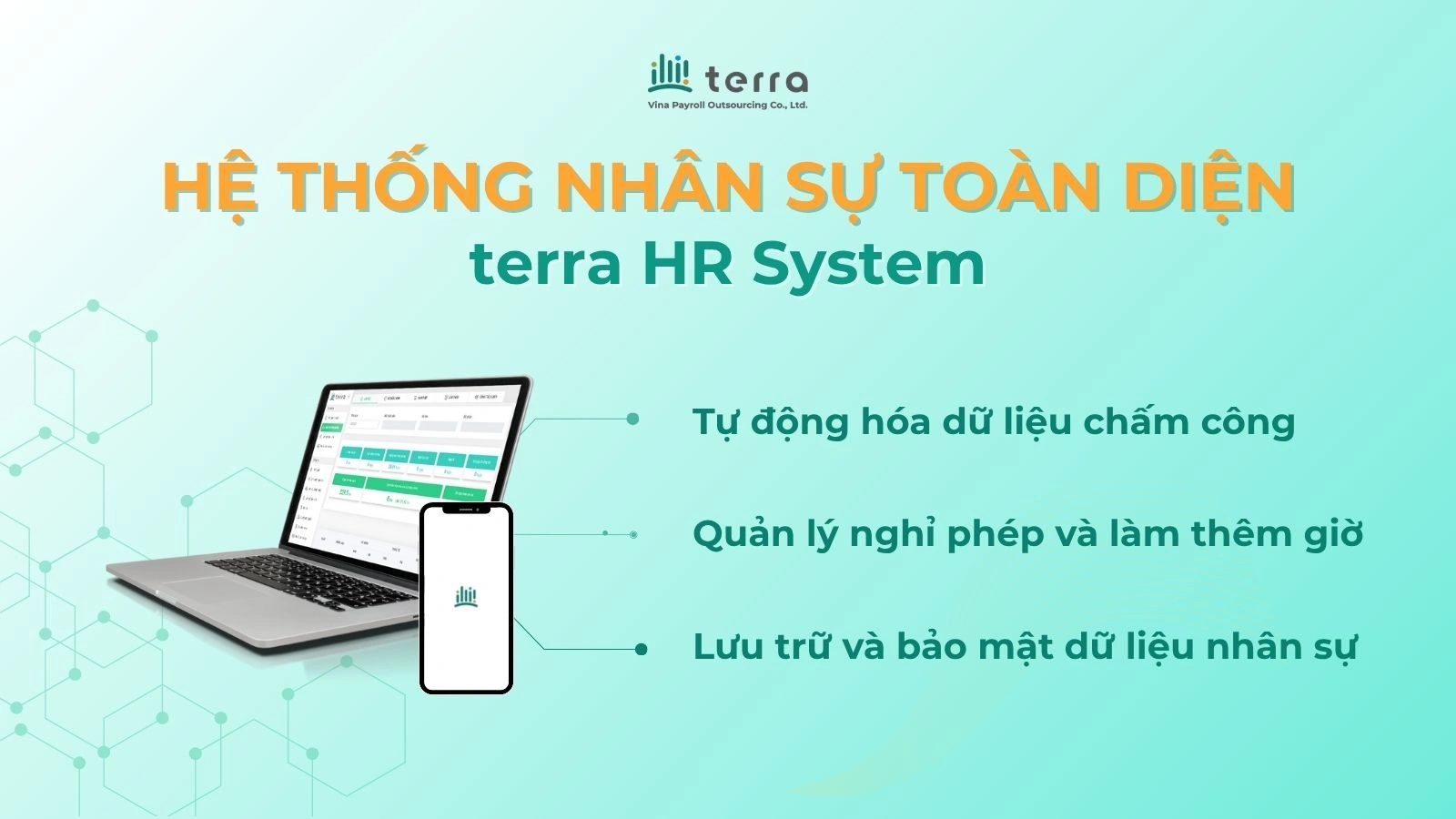 terra HR System giúp quản trị doanh nghiệp hiệu quả