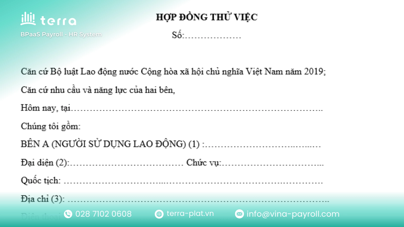 Hồ sơ của người lao động trong thời gian thử việc là gì?