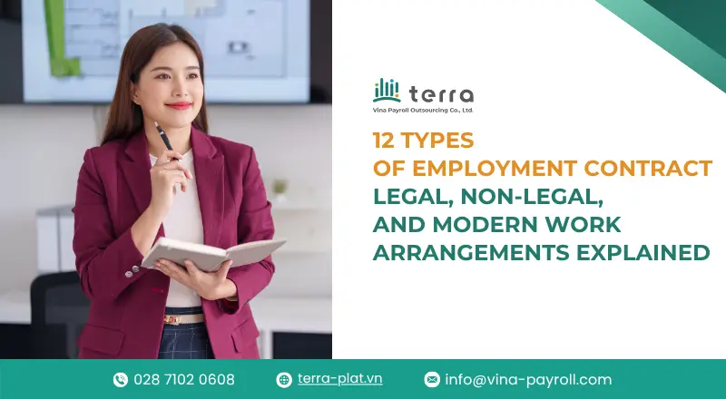 12 types of employment contract: Legal, non-legal, and modern work arrangements explained