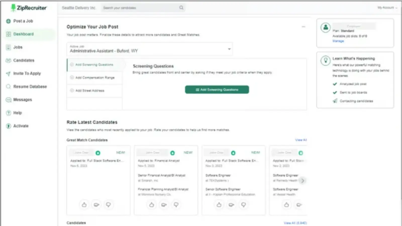 ZipRecruiter recruitment software