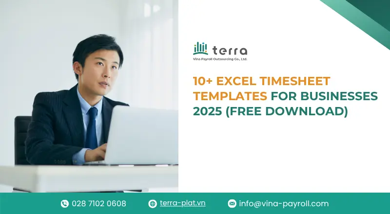 10+ Excel timesheet templates for businesses 2025 (Free Download)