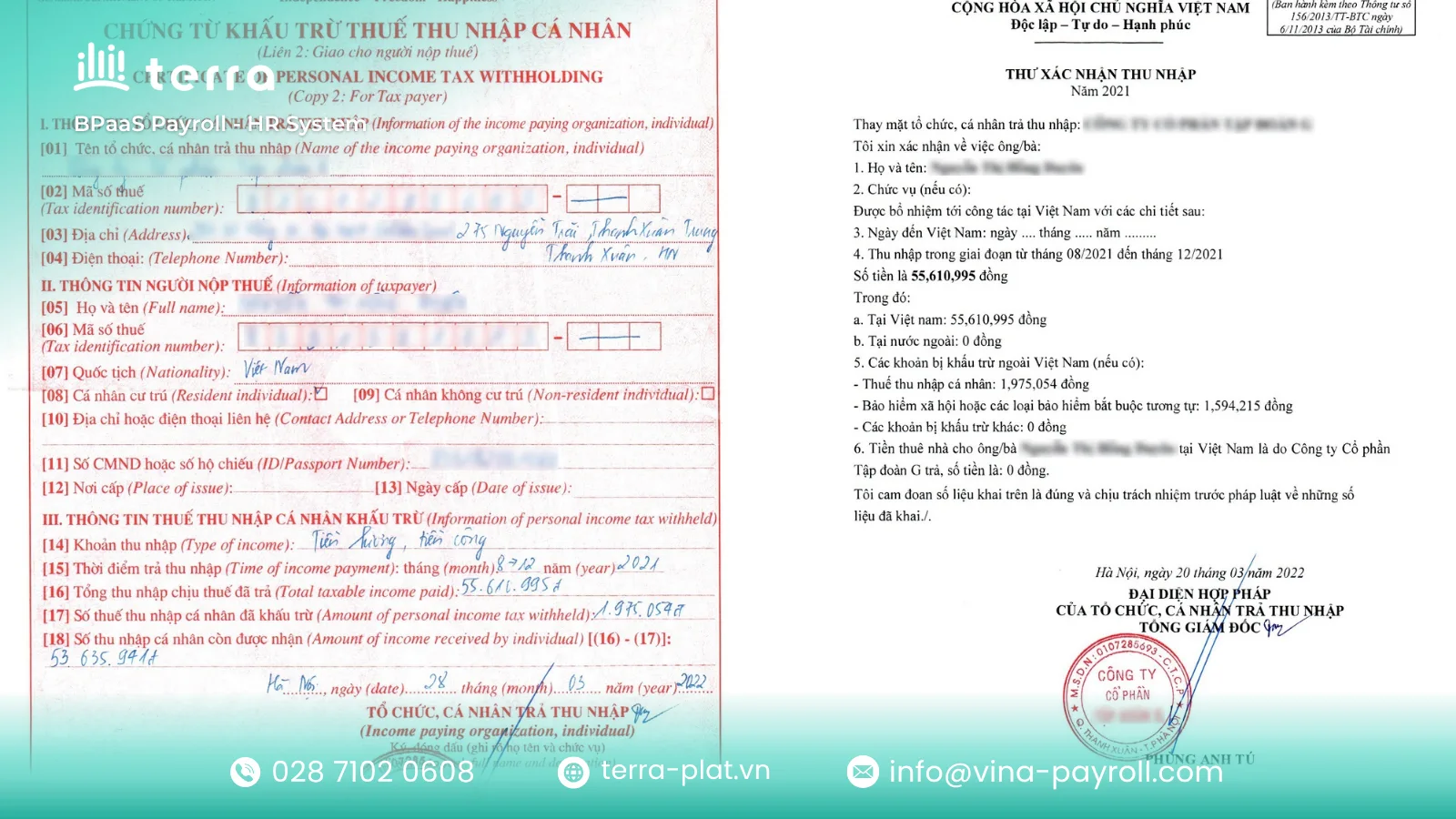 Thời điểm chính xác để xuất chứng từ khấu trừ thuế