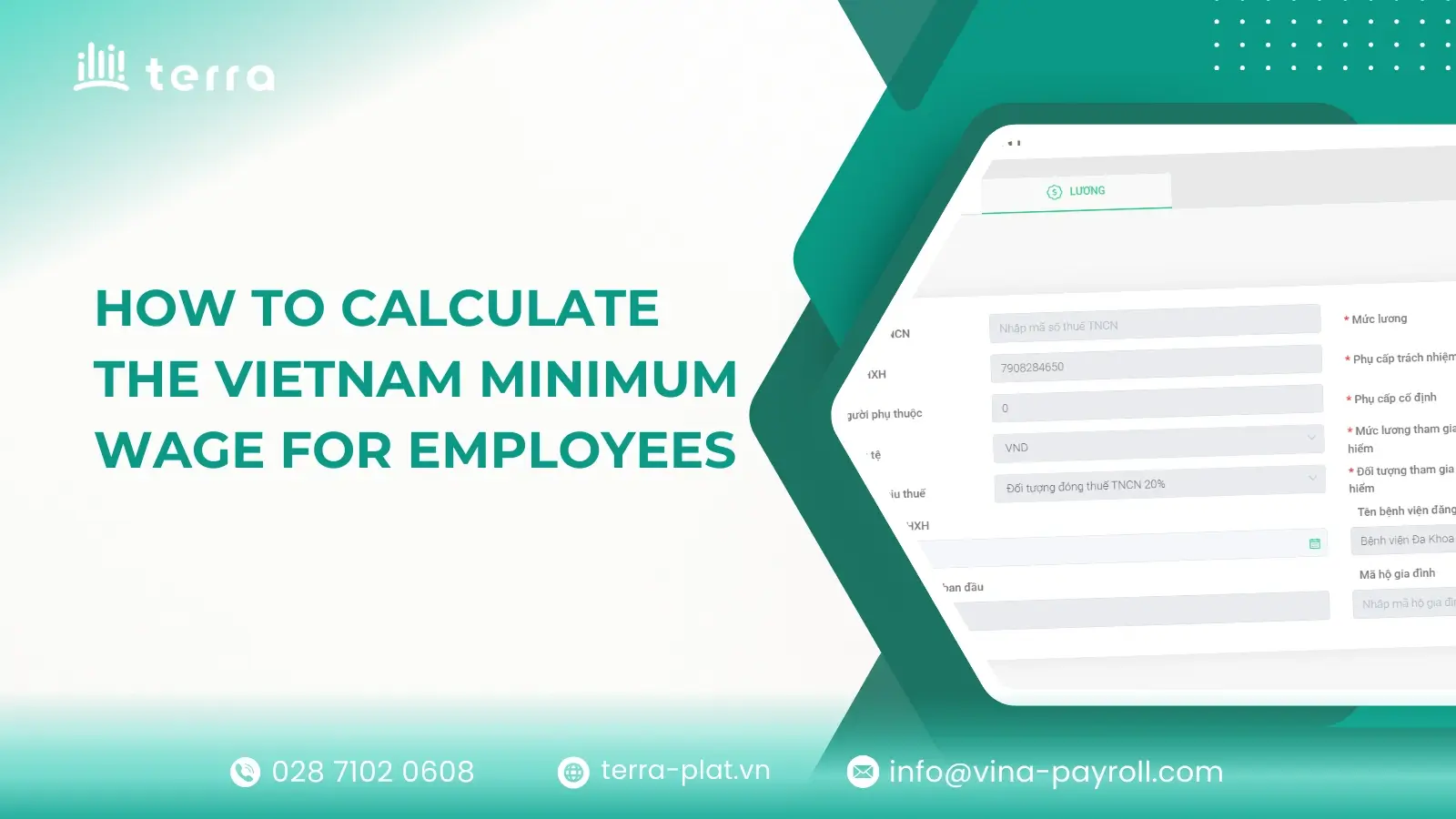 Calculating Vietnam minimum wage for employees