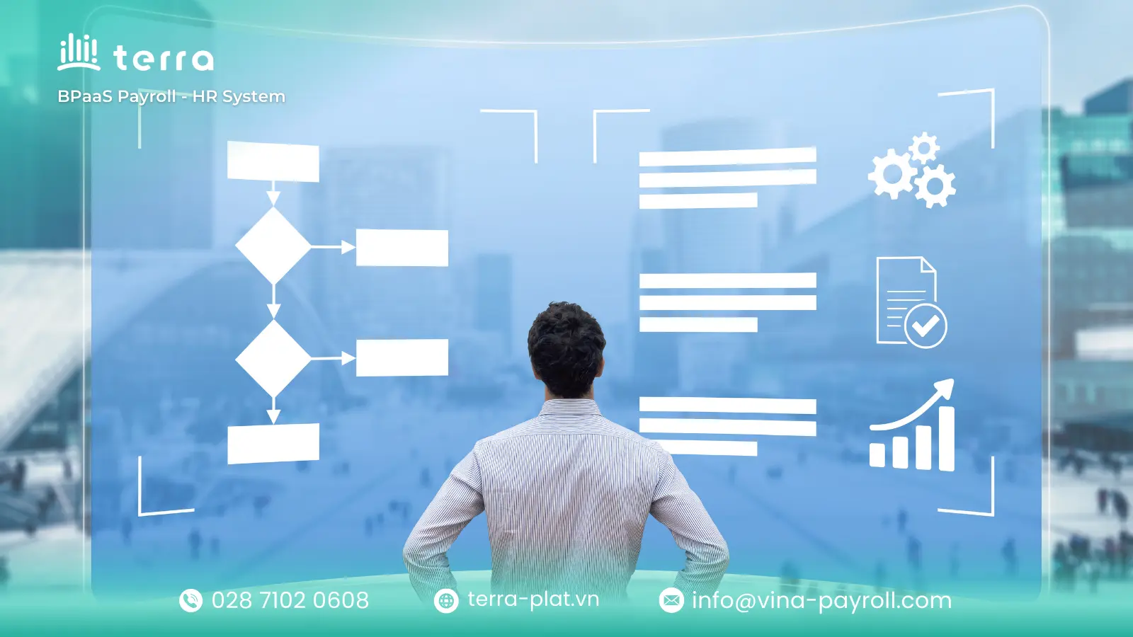 Centralized database and workflow automation diagram