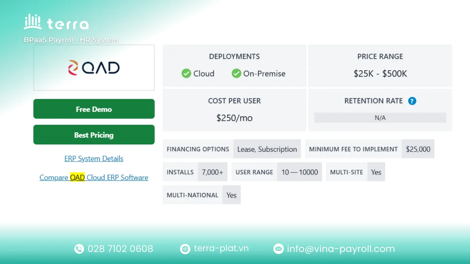 QAD Adaptive ERP