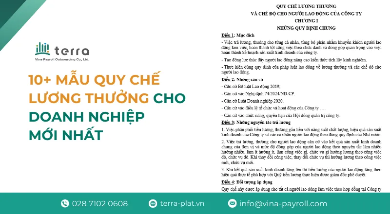 10+ Mẫu quy chế lương thưởng mới nhất dành cho doanh nghiệp