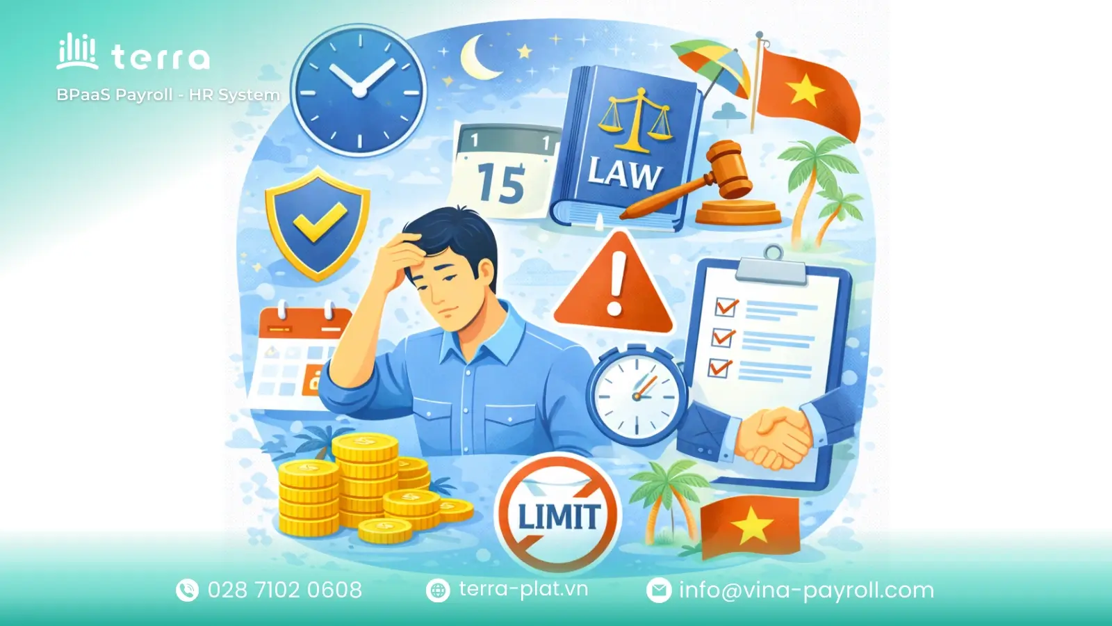 Giới hạn giờ làm thêm một tháng là không quá 40 giờ
