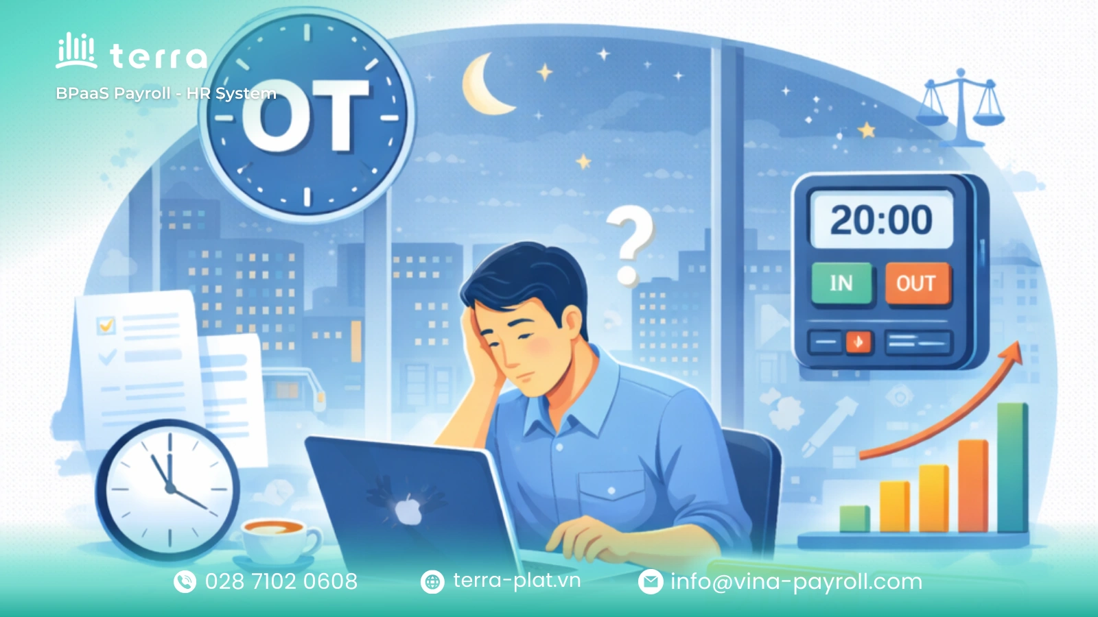 OT là làm thêm giờ ngoài thời gian làm việc bình thường