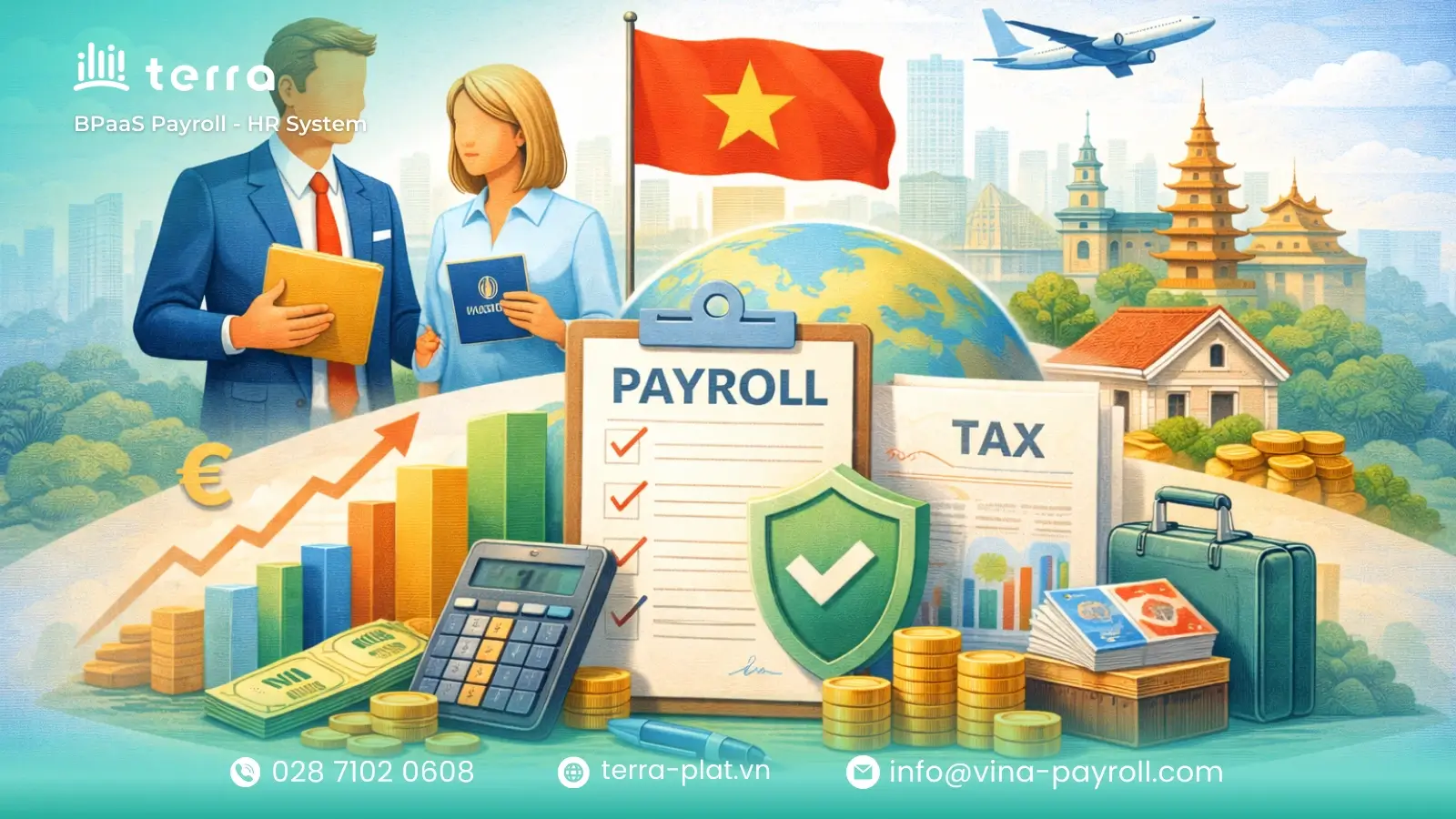 An expat for payroll purposes is a foreign national holding a valid Work Permit